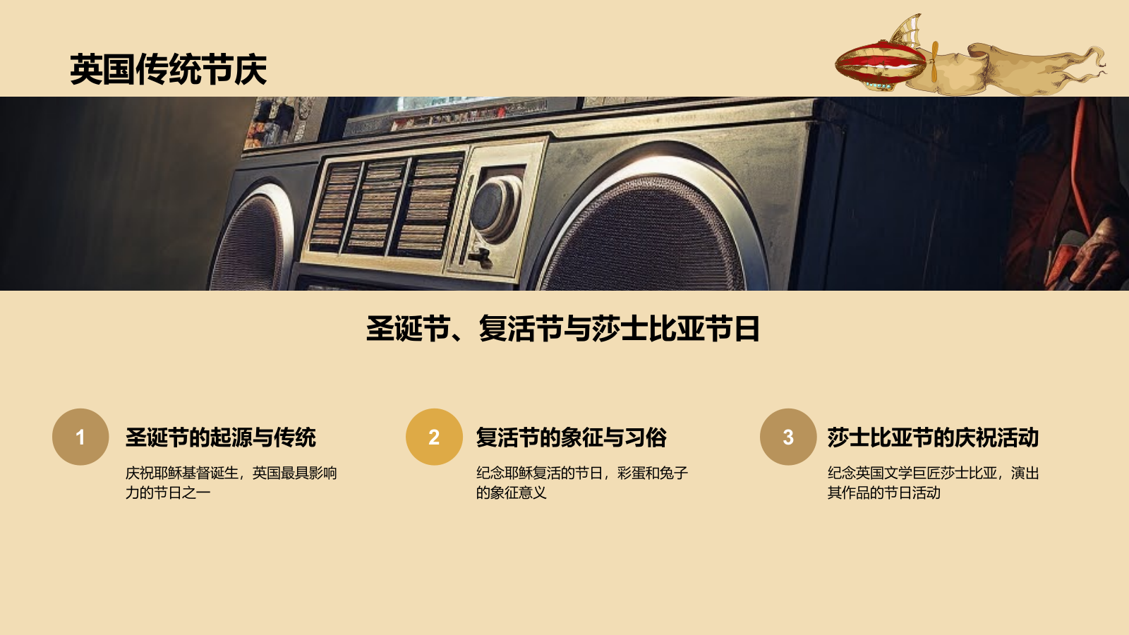 橙色复古风英国历史文化PPT模板.pptx_第10页