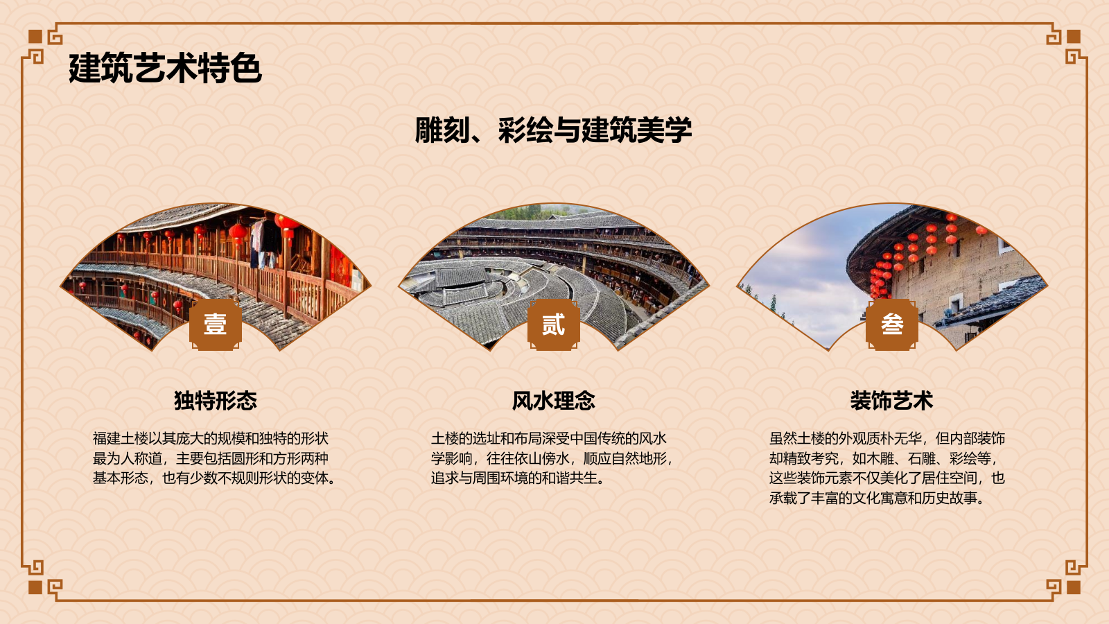 橙色复古风中式建筑派系介绍之闽派建筑PPT模板.pptx_第10页