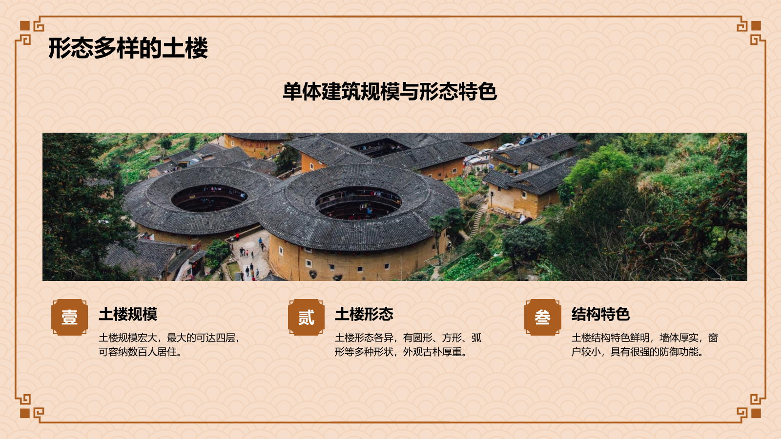 橙色复古风中式建筑派系介绍之闽派建筑PPT模板.pptx_第8页