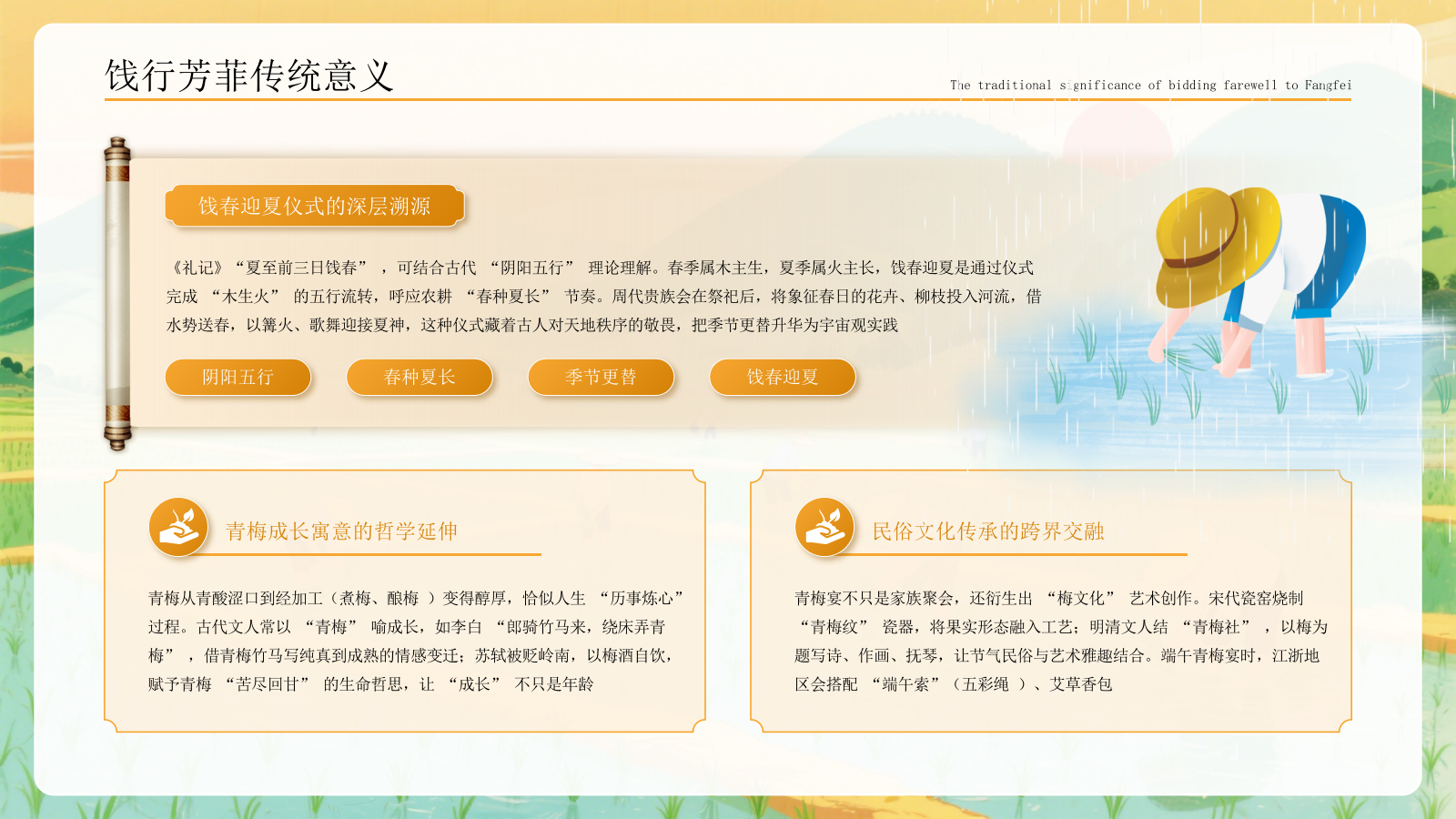 橙色古风二十四节气芒种节气PPT模板.pptx_第9页