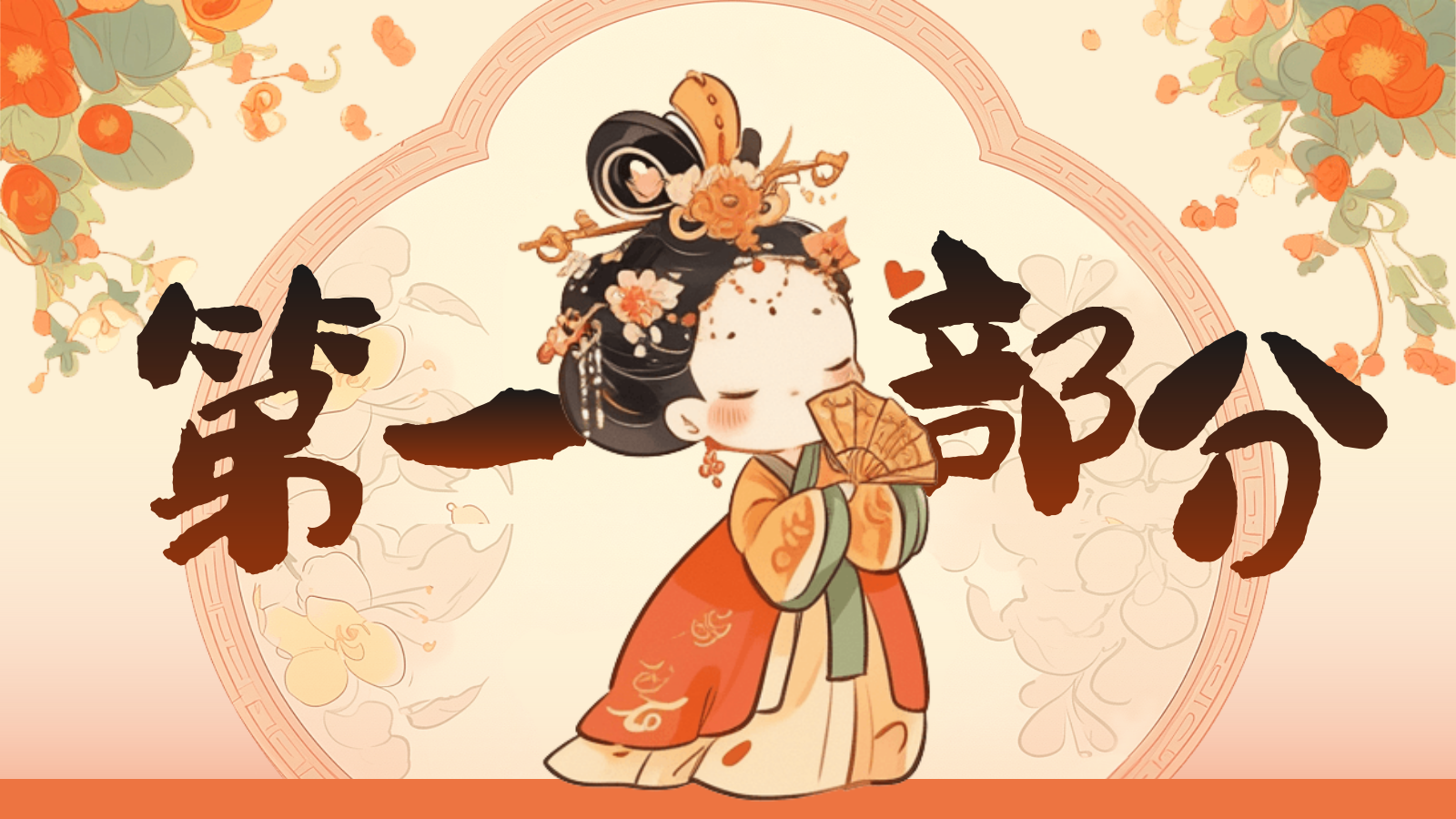 橙色国潮风打工人的一天PPT模板.pptx_第3页