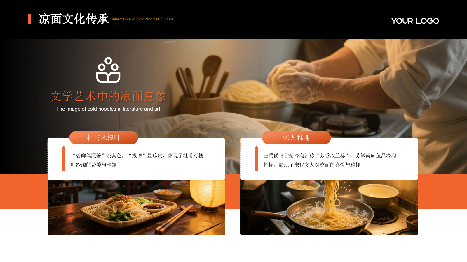 橙色商务风美食宣传介绍PPT模板.pptx_第10页