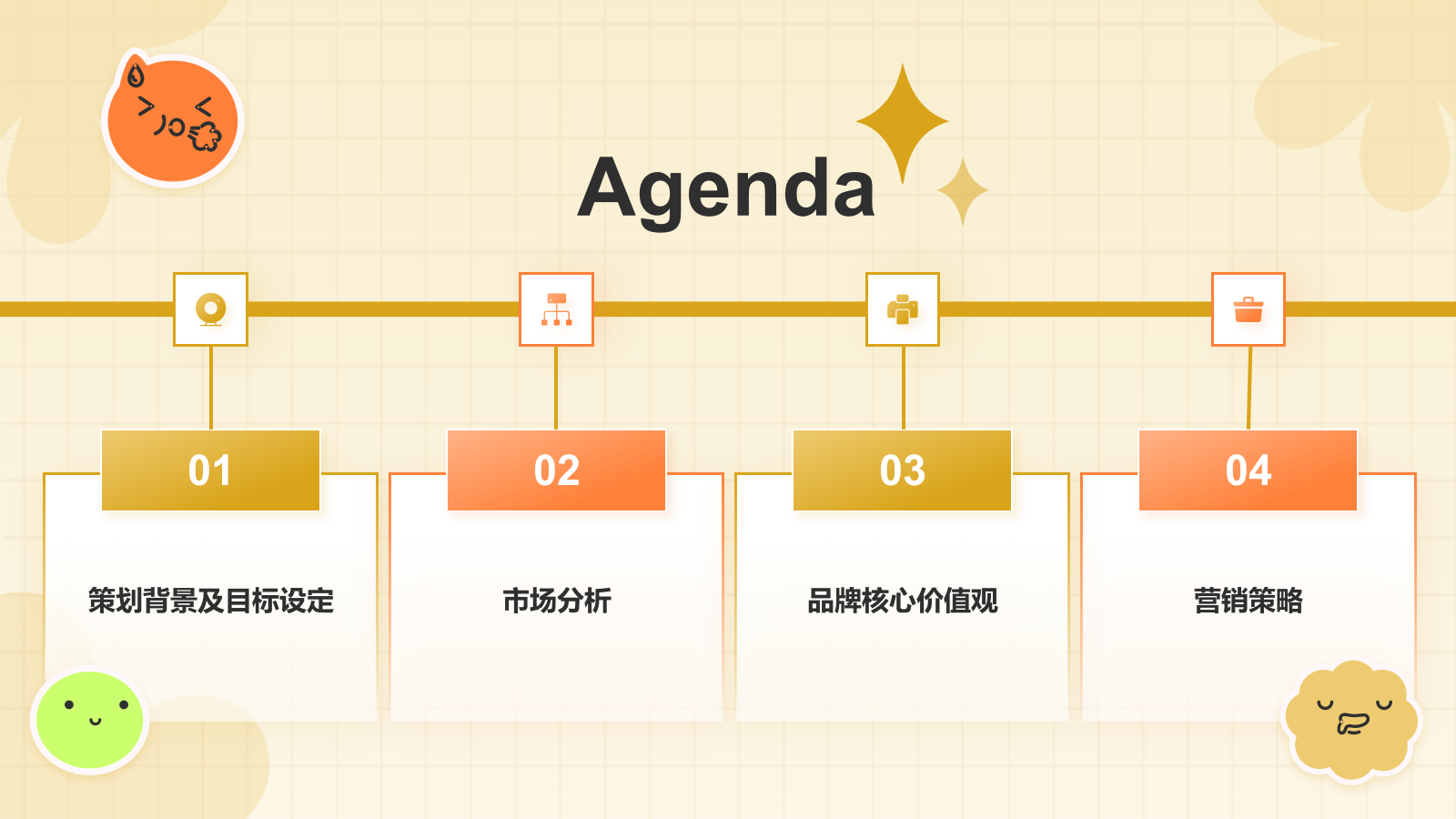 橙色摄影风餐饮品牌宣传广告策划PPT模板.pptx_第2页