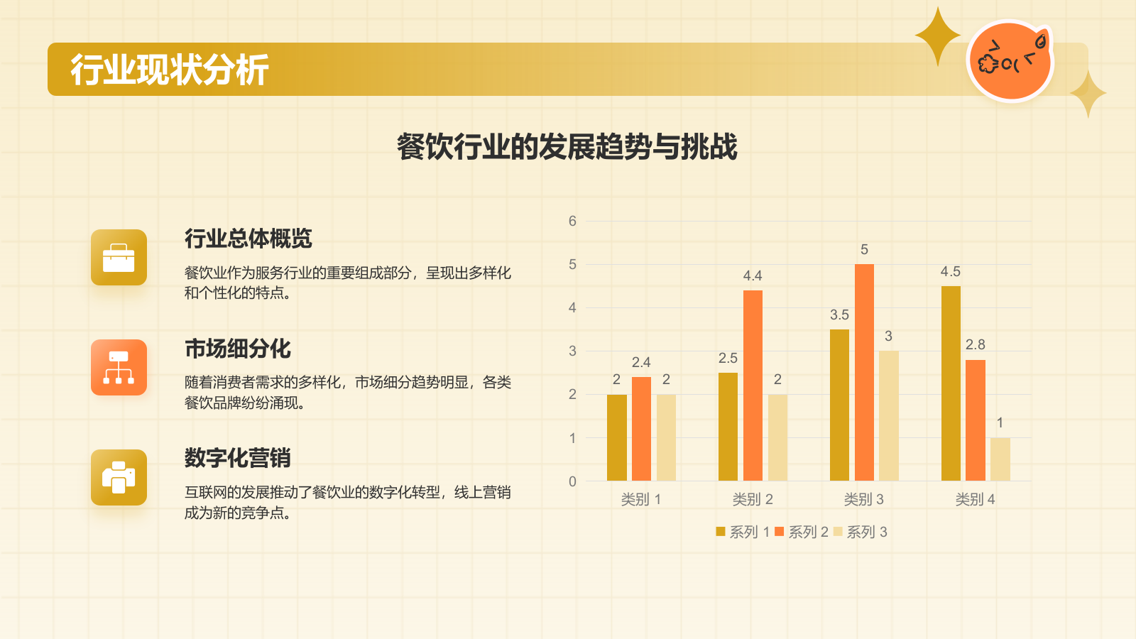 橙色摄影风餐饮品牌宣传广告策划PPT模板.pptx_第4页