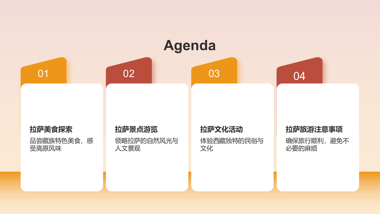 橙色摄影风旅游出行计划旅游攻略PPT模板.pptx_第2页