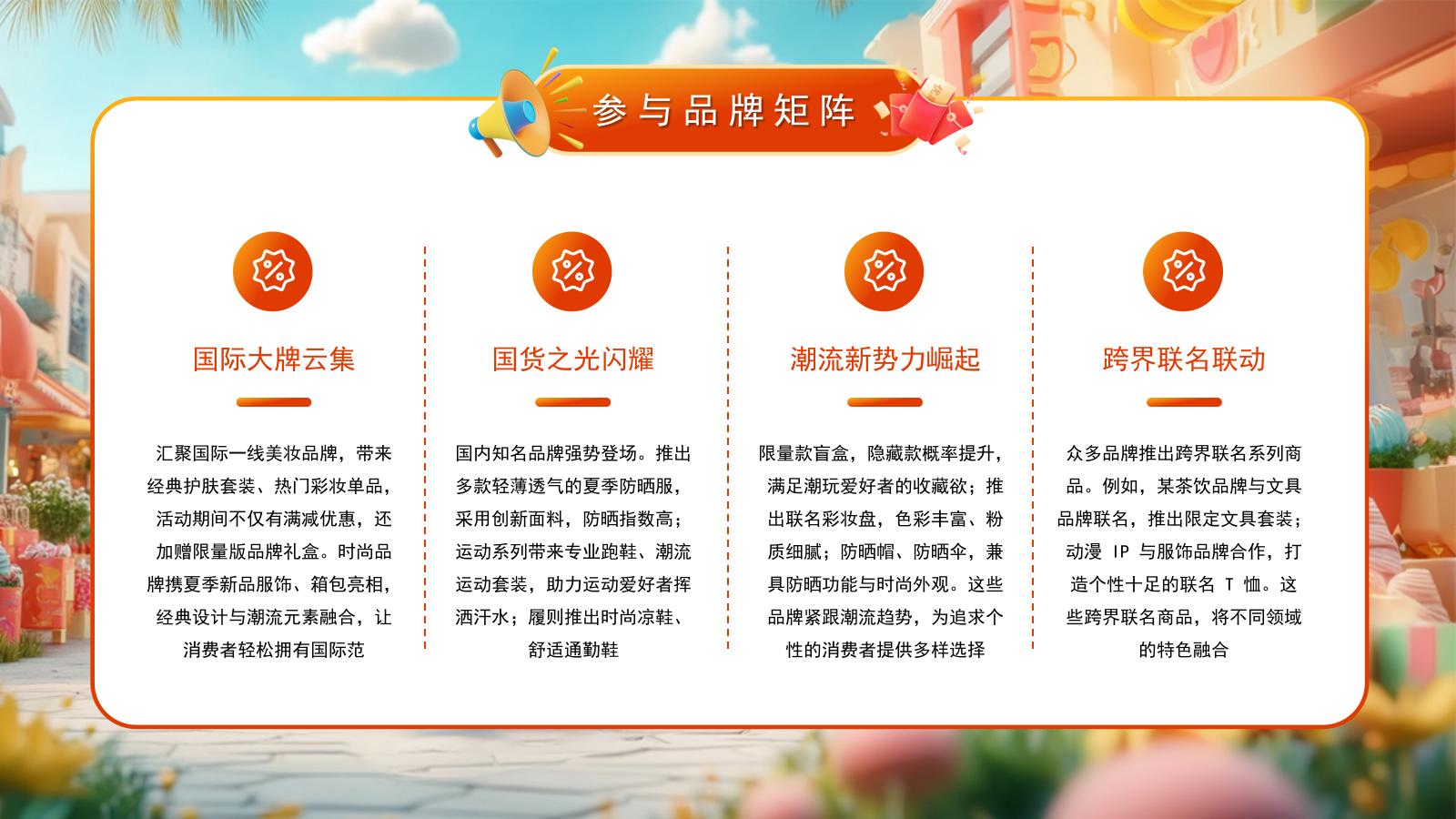 橙色系618商场百货大促嗨购专场PPT模板.pptx_第6页