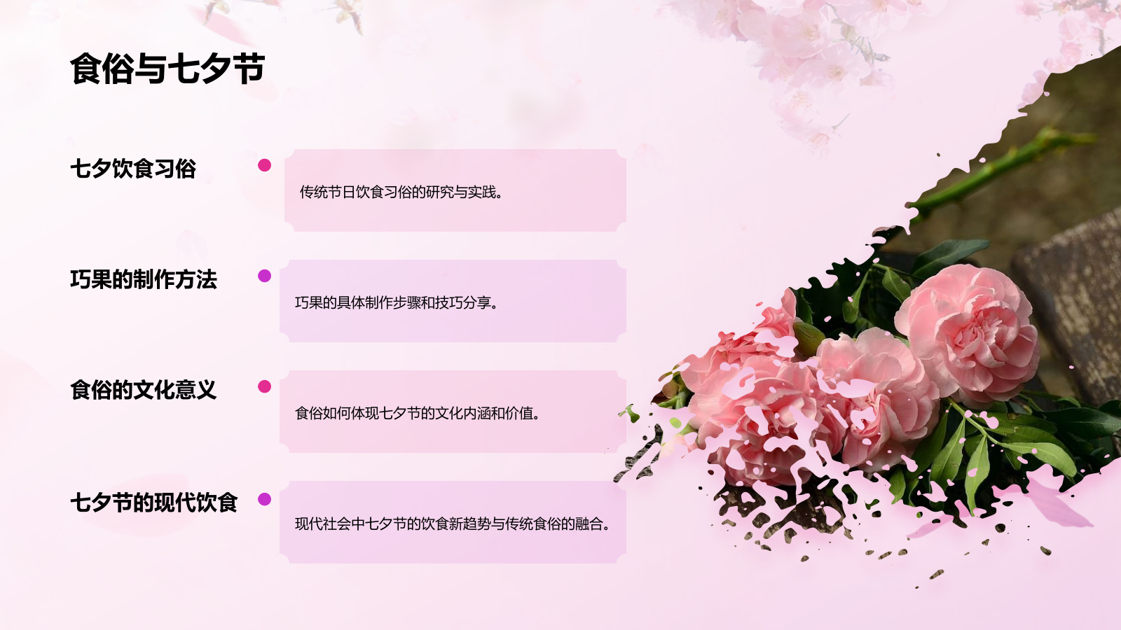 粉色插画风传统节日——七夕节节日知识科普PPT模板.pptx_第10页