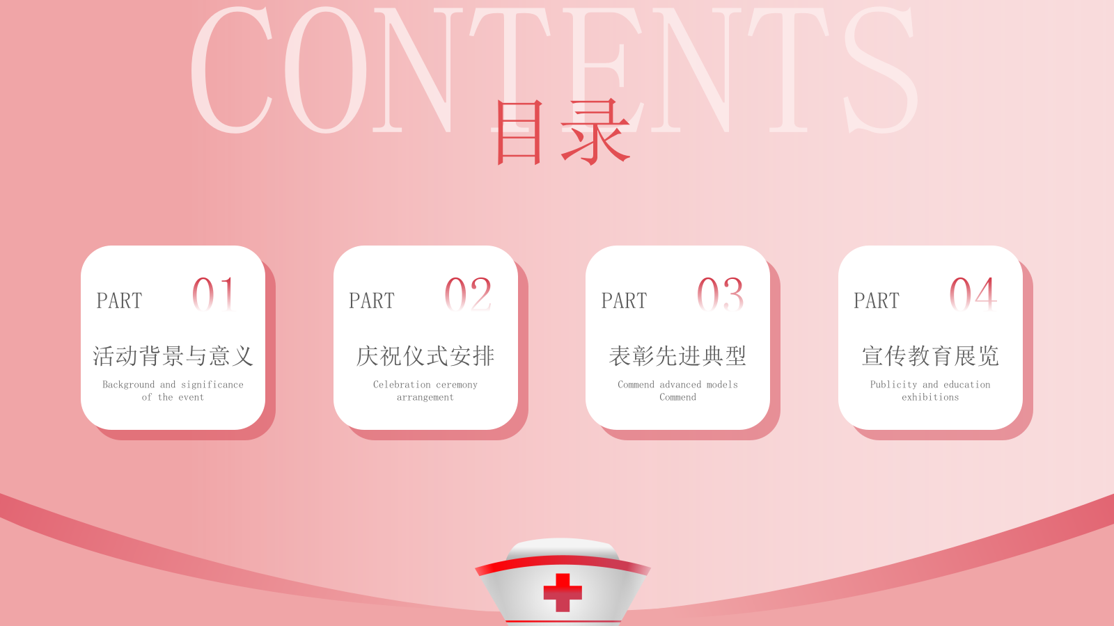 粉色简约国际护士节活动策划PPT模板.pptx_第2页