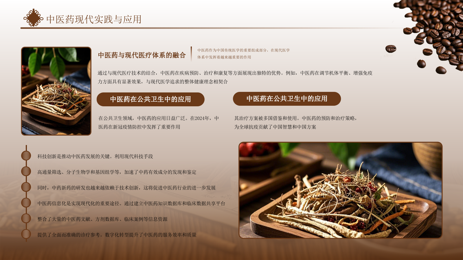 褐色中医药文化传承PPT模板.pptx_第9页