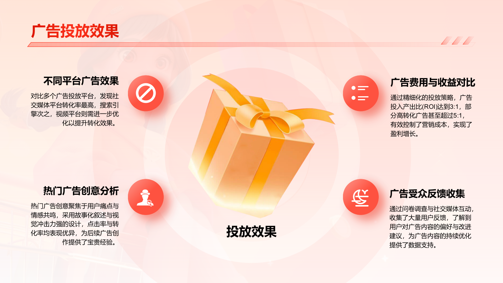 红色3D风电商运营工作总结汇报PPT模板.pptx_第9页