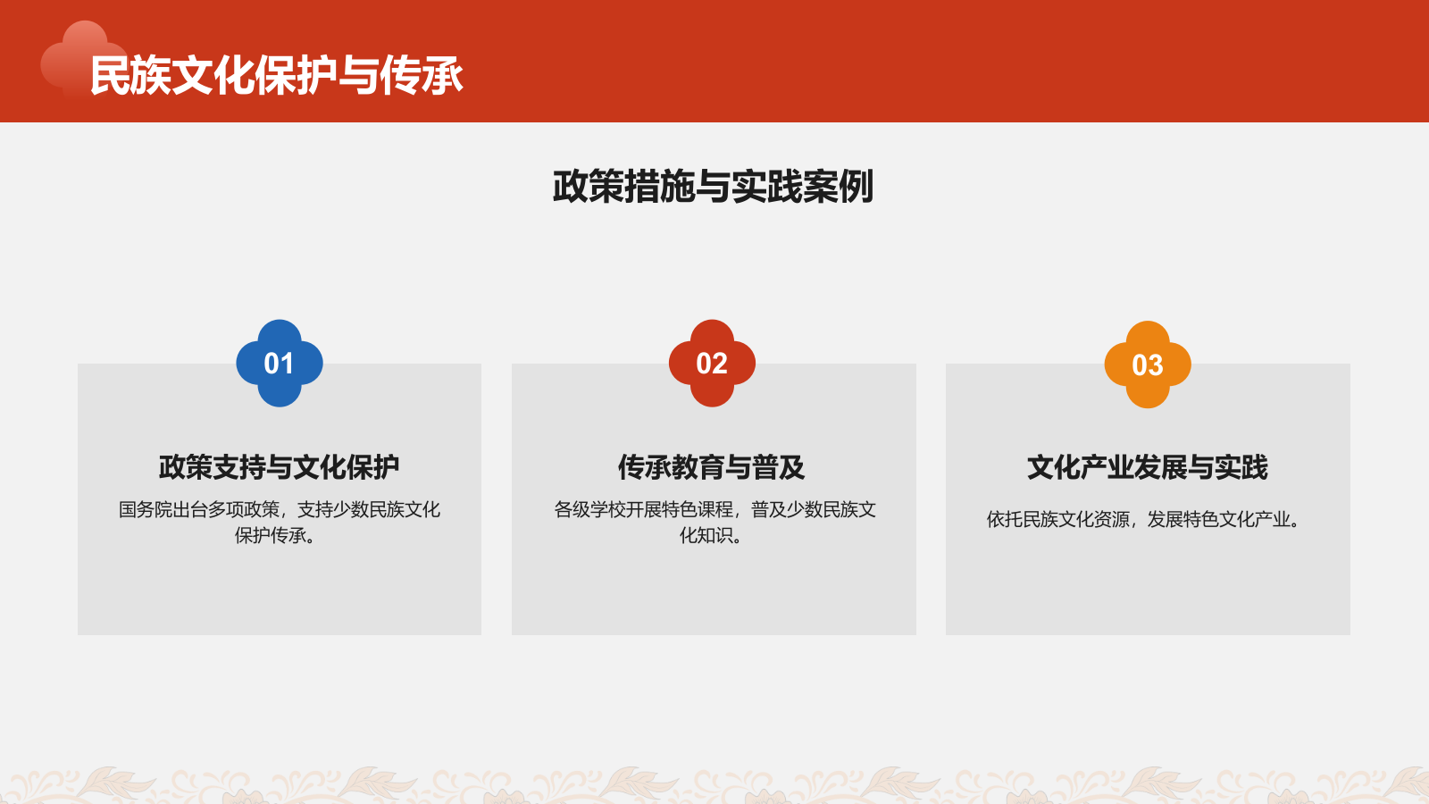 红色插画风民族文化少数民族文化宣传PPT模板.pptx_第6页