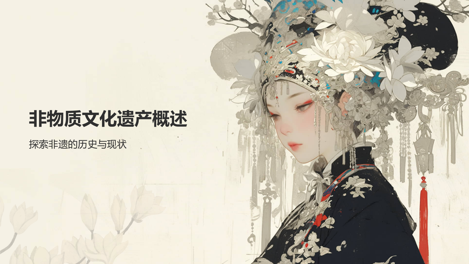 红色复古风传承非遗文化宣传介绍PPT模板.pptx_第3页