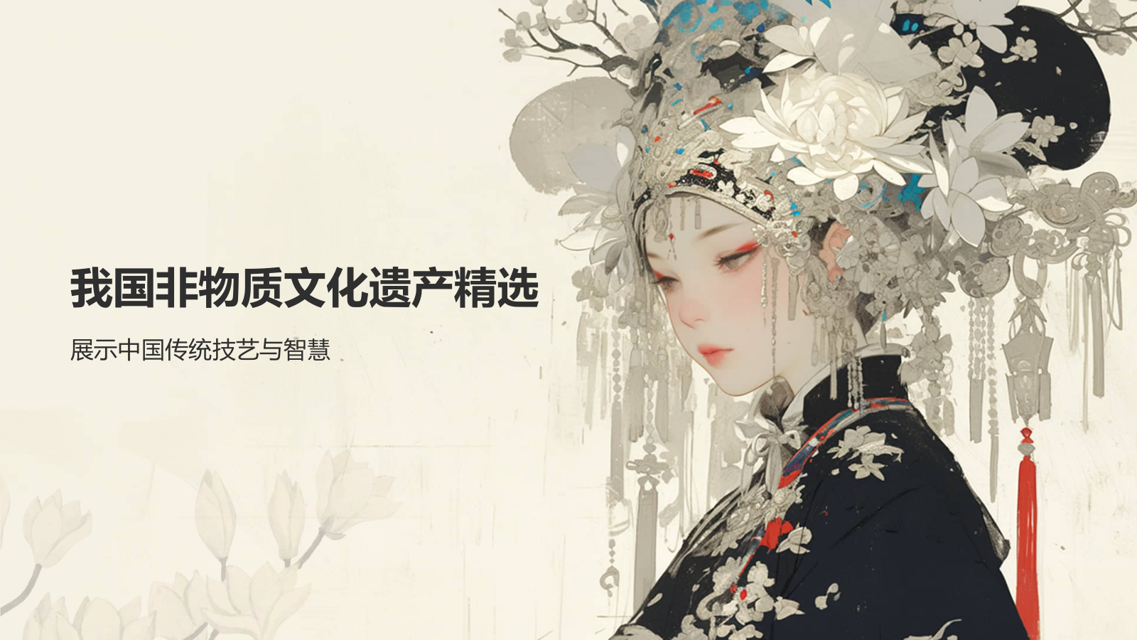 红色复古风传承非遗文化宣传介绍PPT模板.pptx_第7页