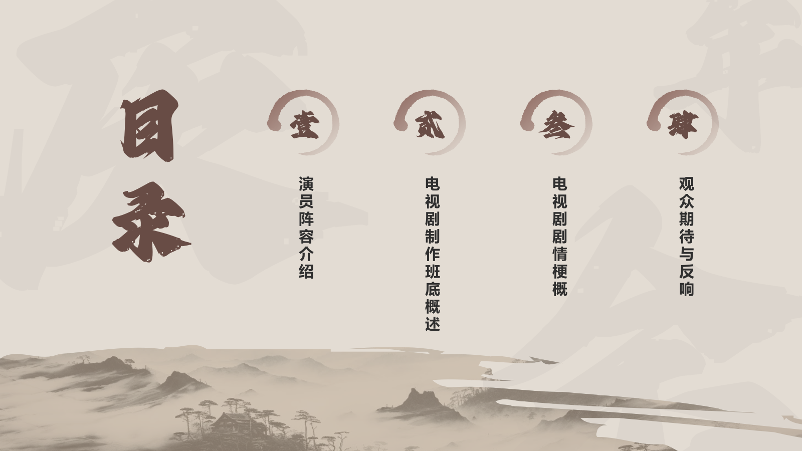 红色复古风庆余年2电视剧及演员阵容介绍PPT模板.pptx_第2页