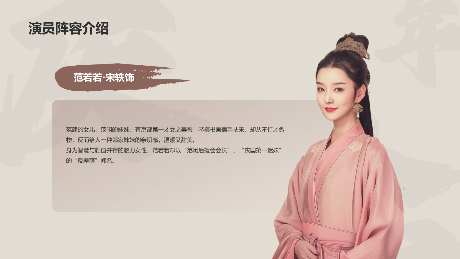 红色复古风庆余年2电视剧及演员阵容介绍PPT模板.pptx_第6页