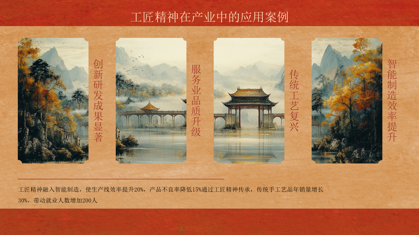 红色工匠文化国风商务汇报PPT模板.pptx_第8页