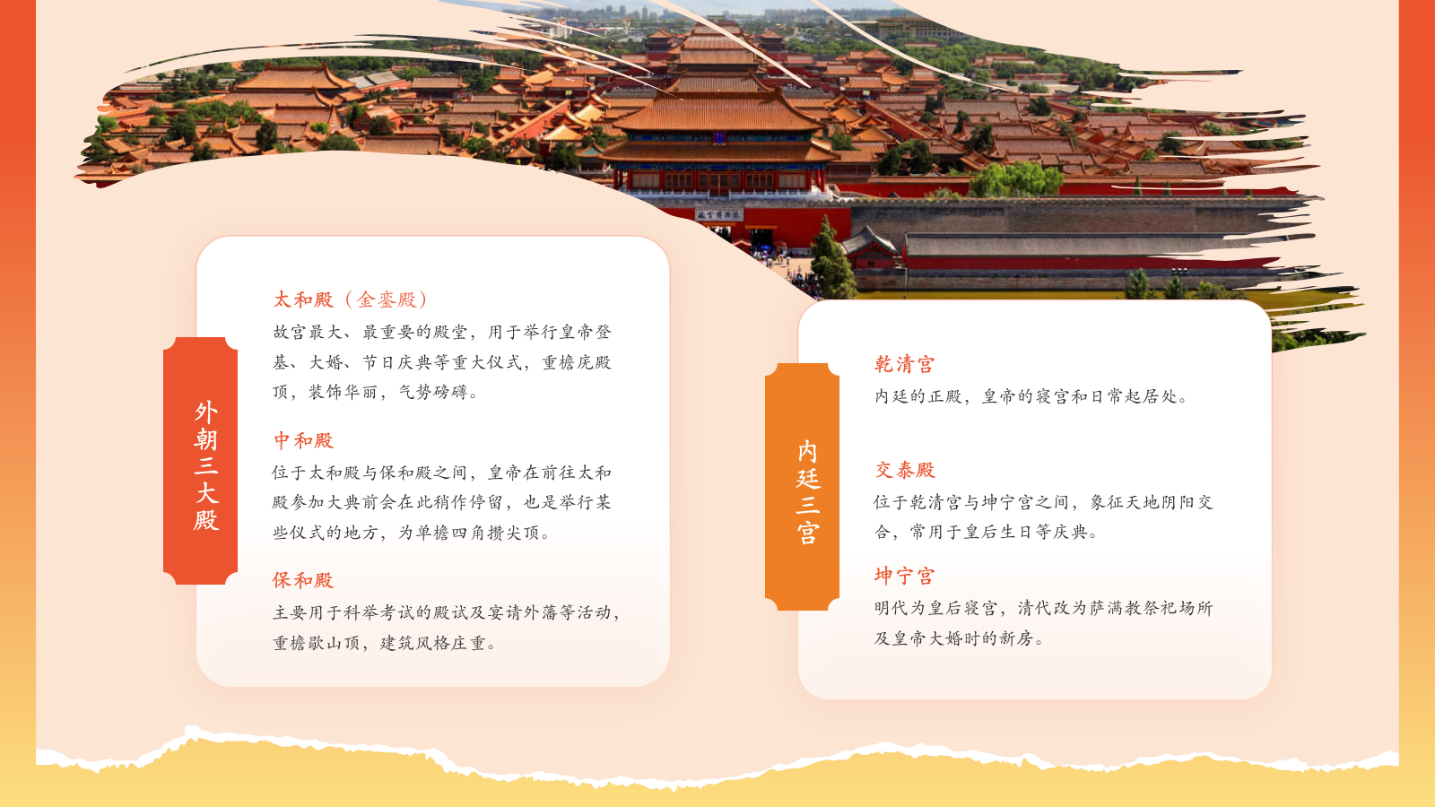 红色国潮风文化遗产明清故宫 —— 紫禁城的辉煌PPT模板.pptx_第8页