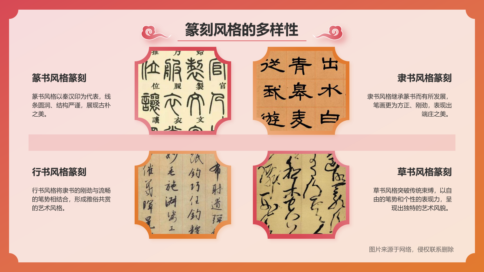 红色国潮风中国非物质文化遗产——篆刻艺术PPT模板.pptx_第9页