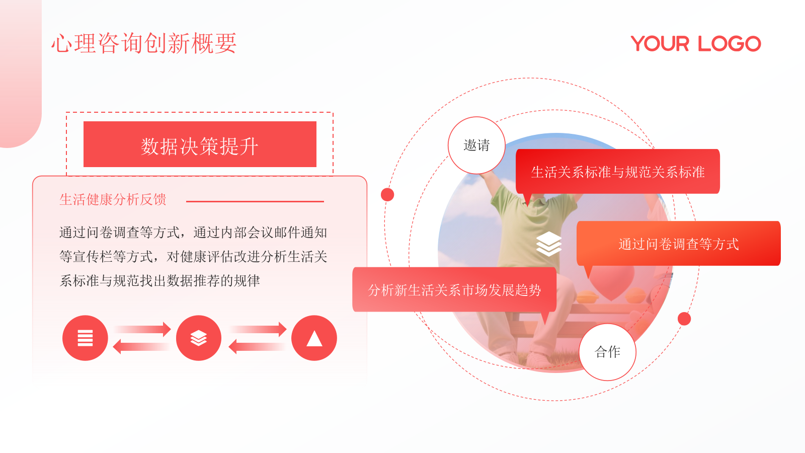 红色简约风PPT模板_心理咨询与健康生活PPT模板.pptx_第4页