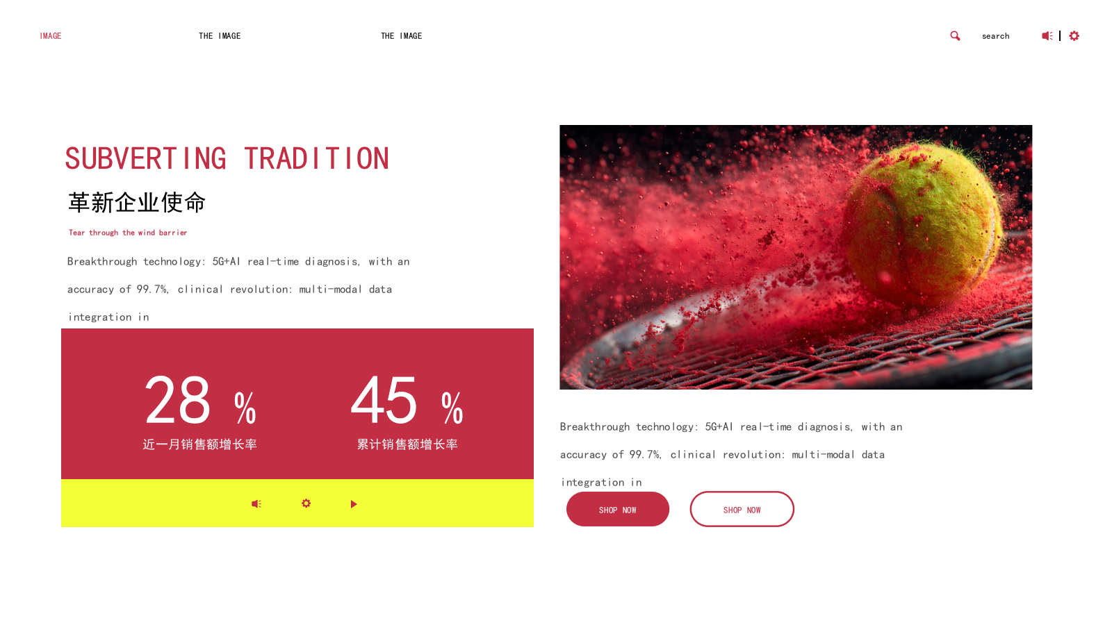 红色商务风网球拍产品发布会ppt.pptx_第9页