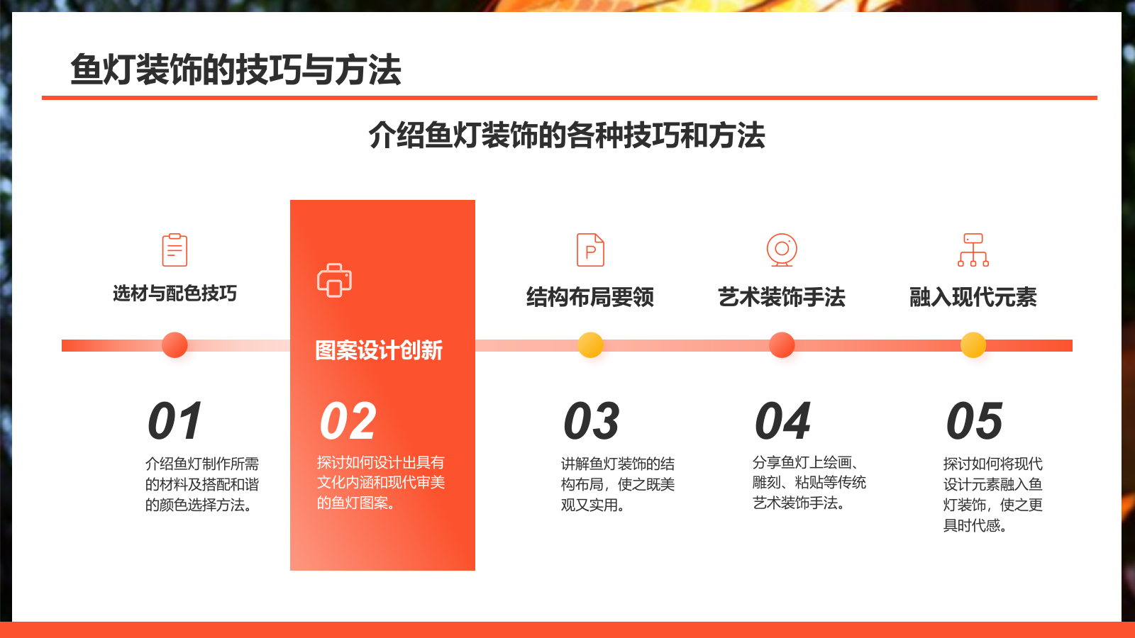 红色摄影风非遗鱼灯PPT模板.pptx_第10页