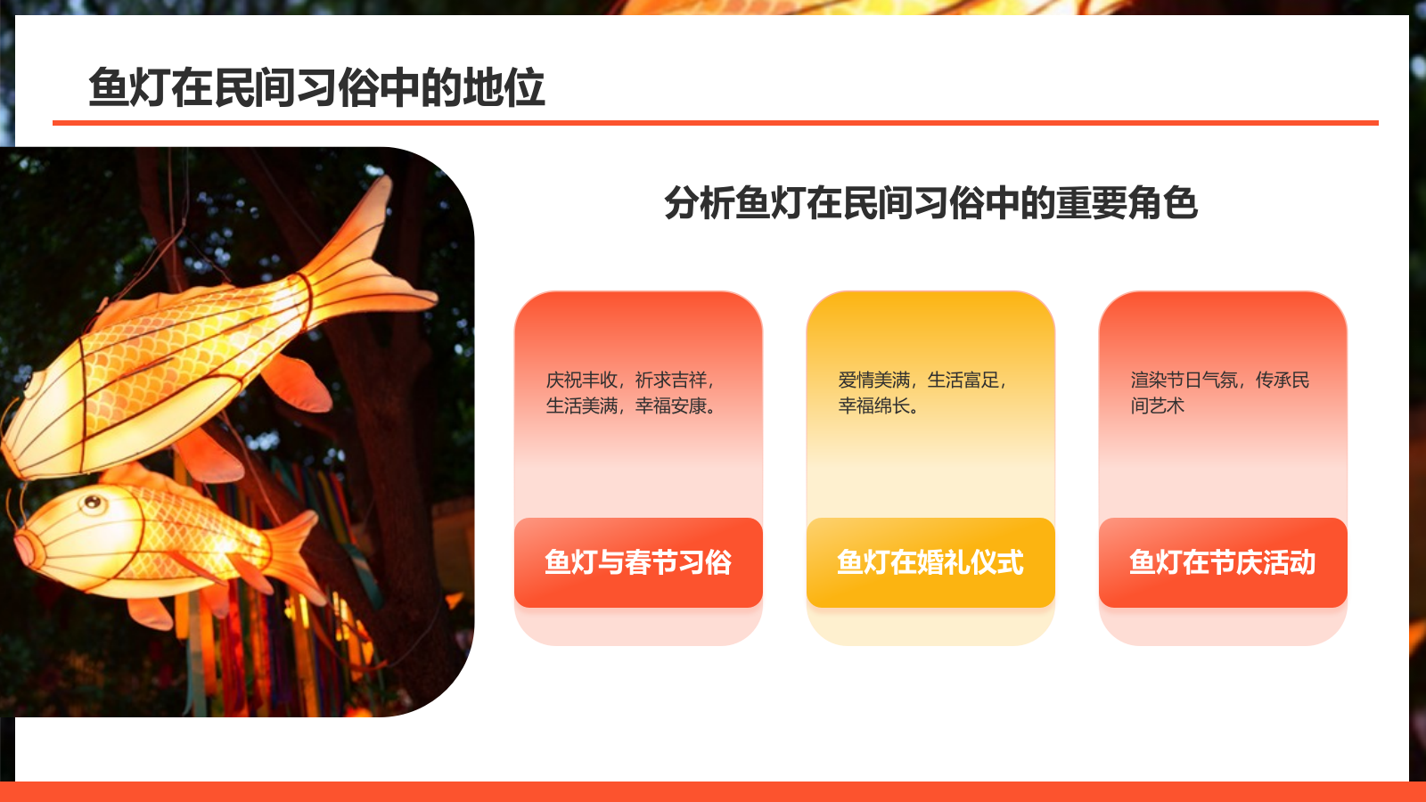 红色摄影风非遗鱼灯PPT模板.pptx_第5页