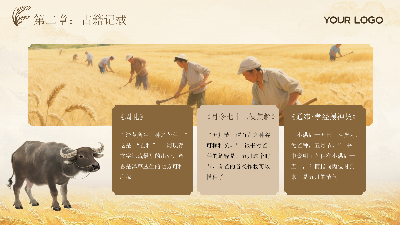 黄色古风中国传统文化二十四节气芒种课堂科普PPT模板.pptx_第9页