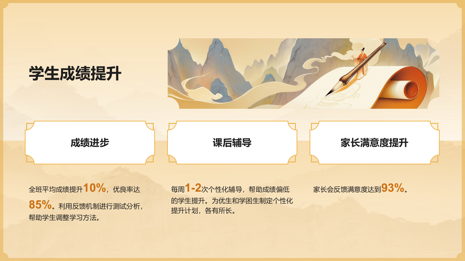 黄色水墨风教师年度个人述职汇报PPT模板.pptx_第5页