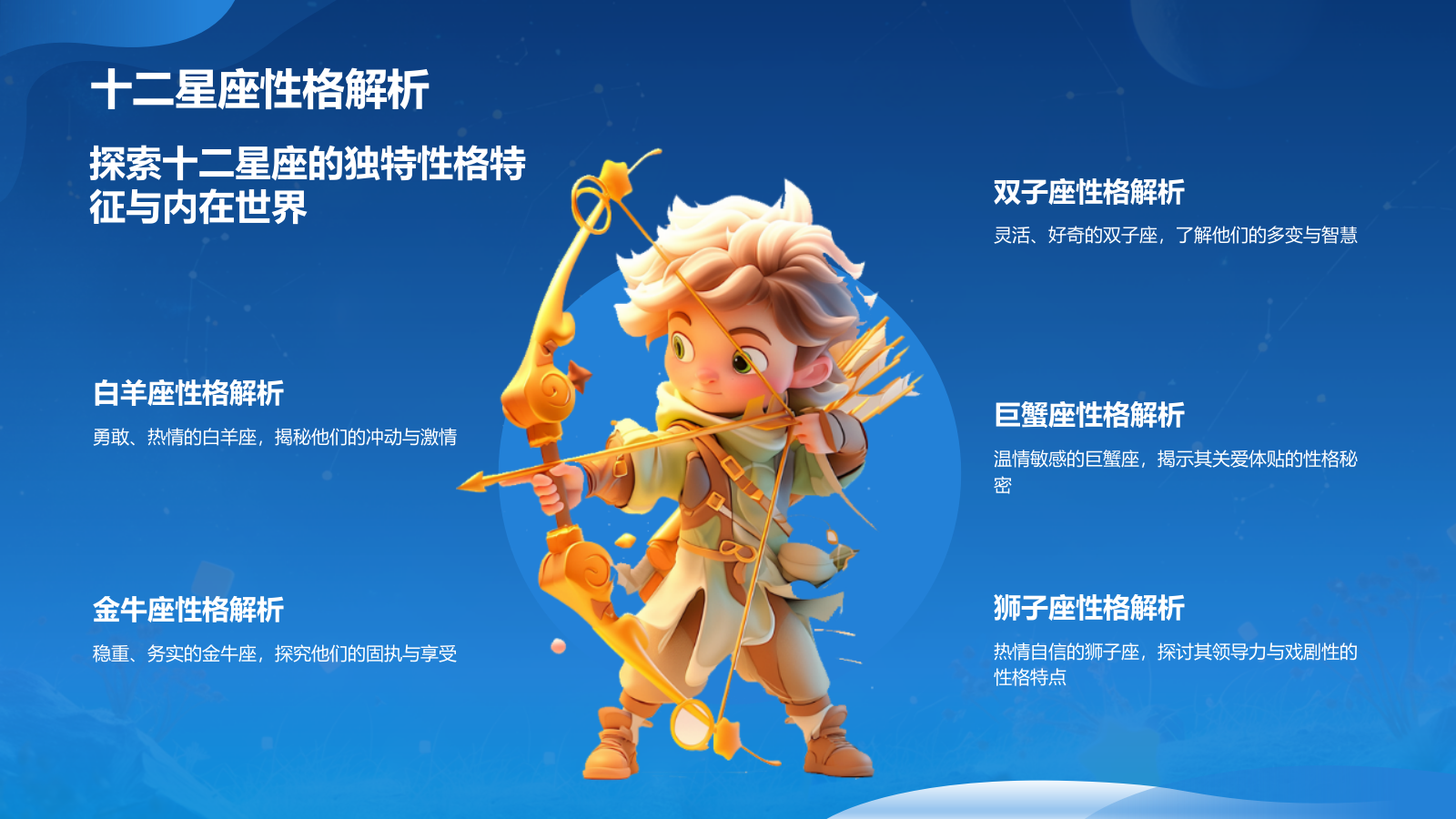 蓝色3D风十二星座PPT模板.pptx_第9页