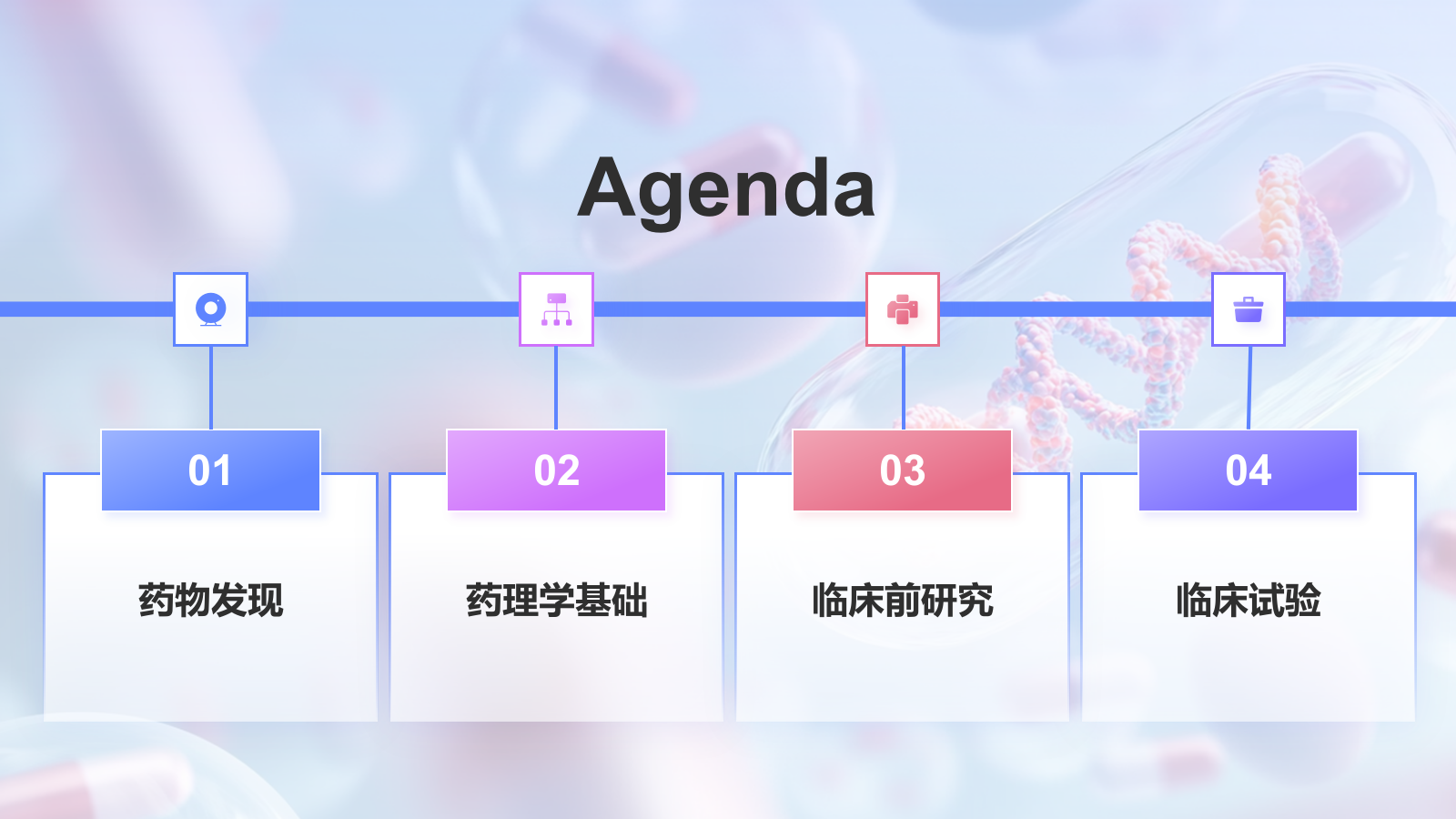 蓝色3D风药物开发与药理学PPT模板.pptx_第2页