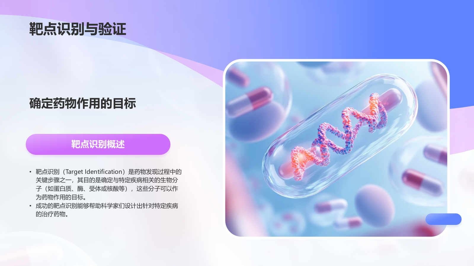 蓝色3D风药物开发与药理学PPT模板.pptx_第4页