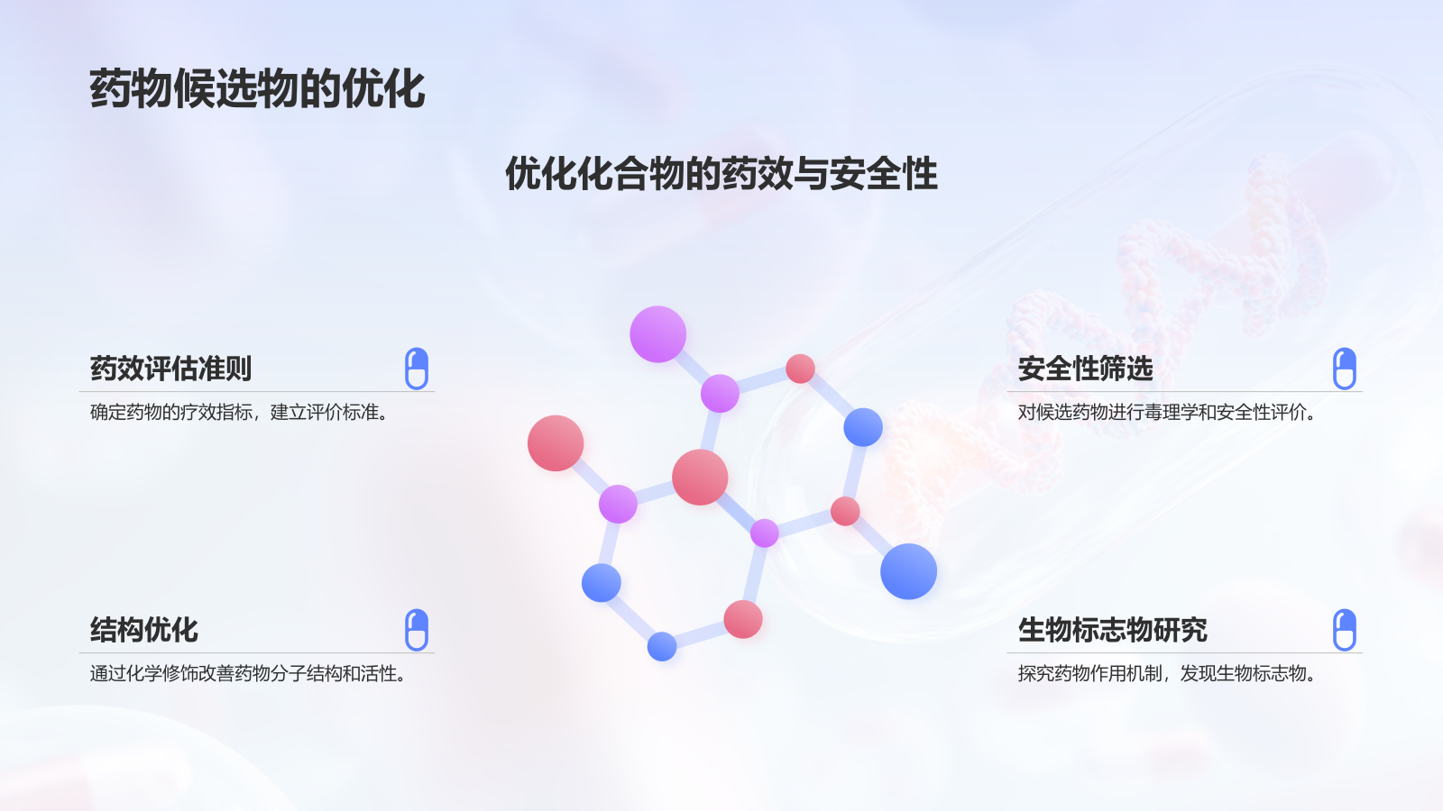 蓝色3D风药物开发与药理学PPT模板.pptx_第6页