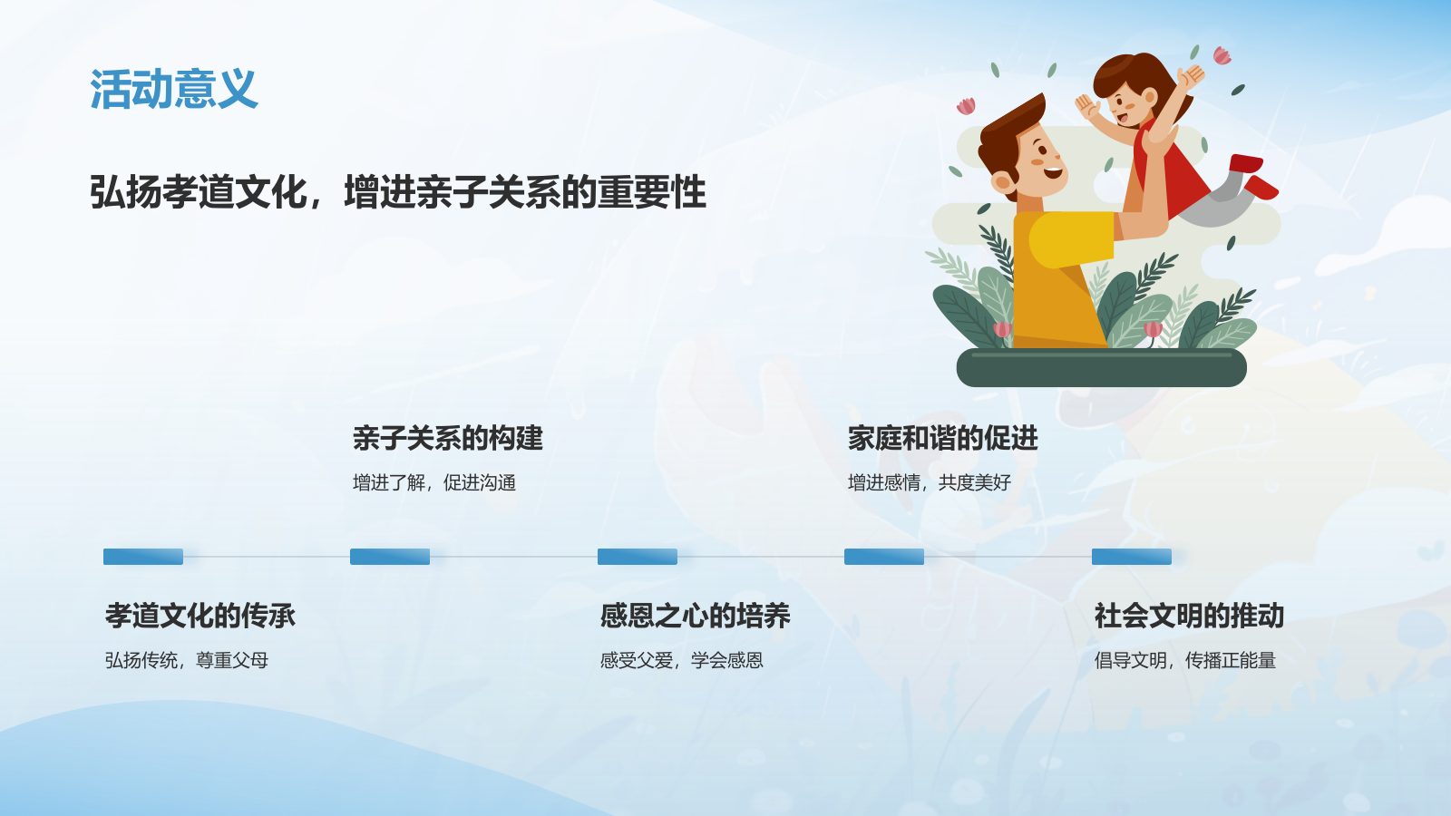 蓝色插画风父亲节节日活动策划PPT模板.pptx_第5页