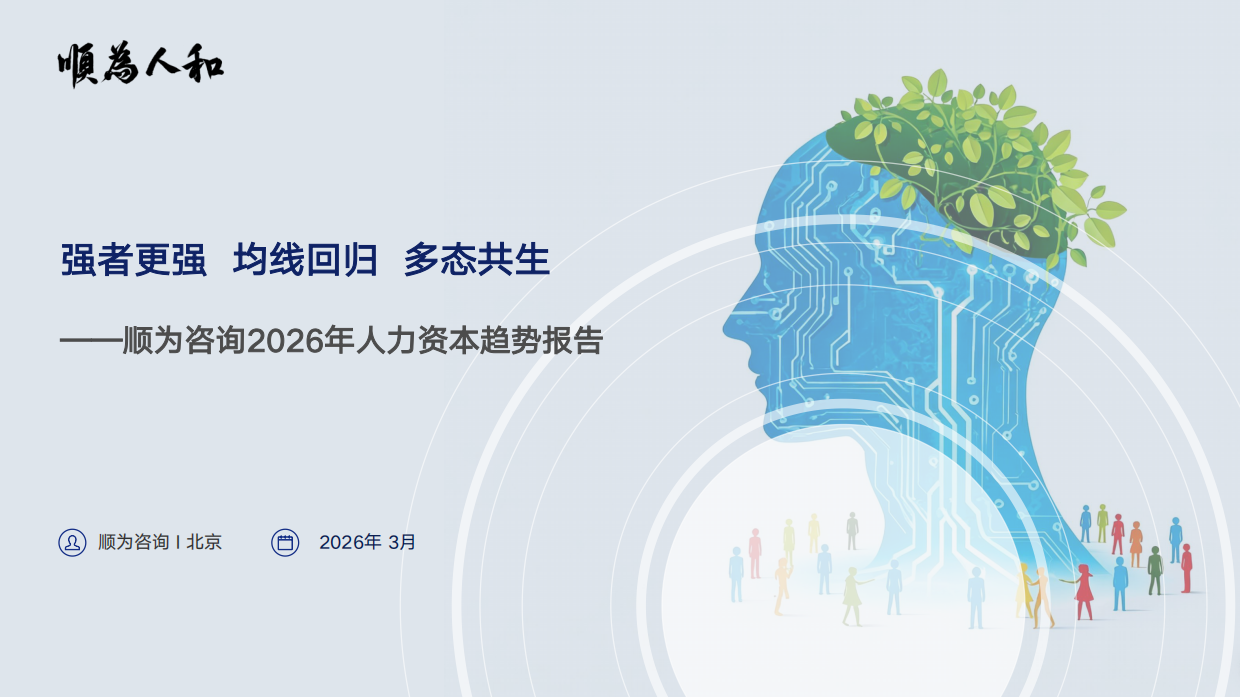 2026年人力资本趋势报告：强者更强 均线回 多态共生-顺为咨询.pdf_第1页