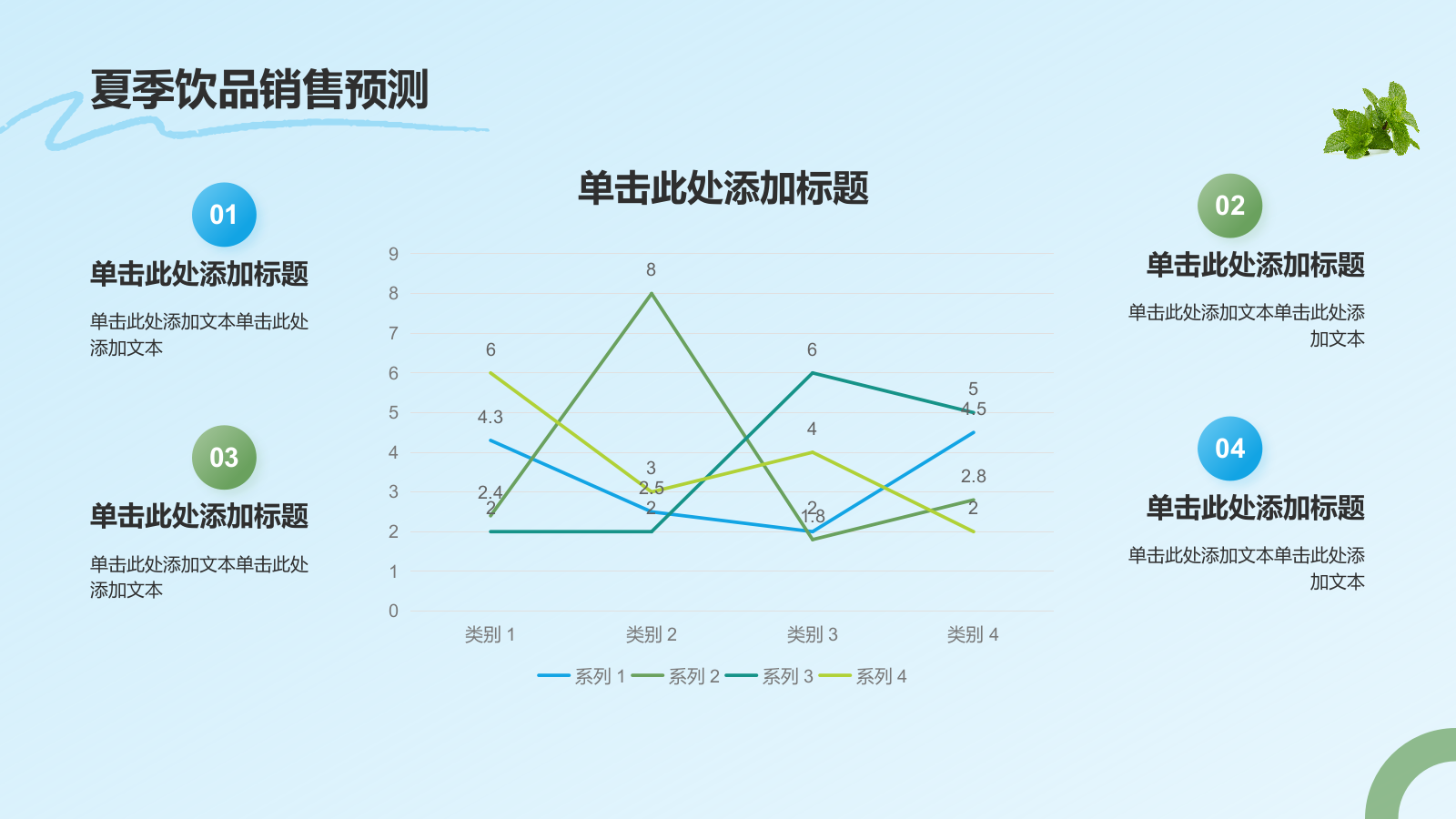 蓝色插画风夏季新品奶茶饮料推荐PPT模板.pptx_第5页