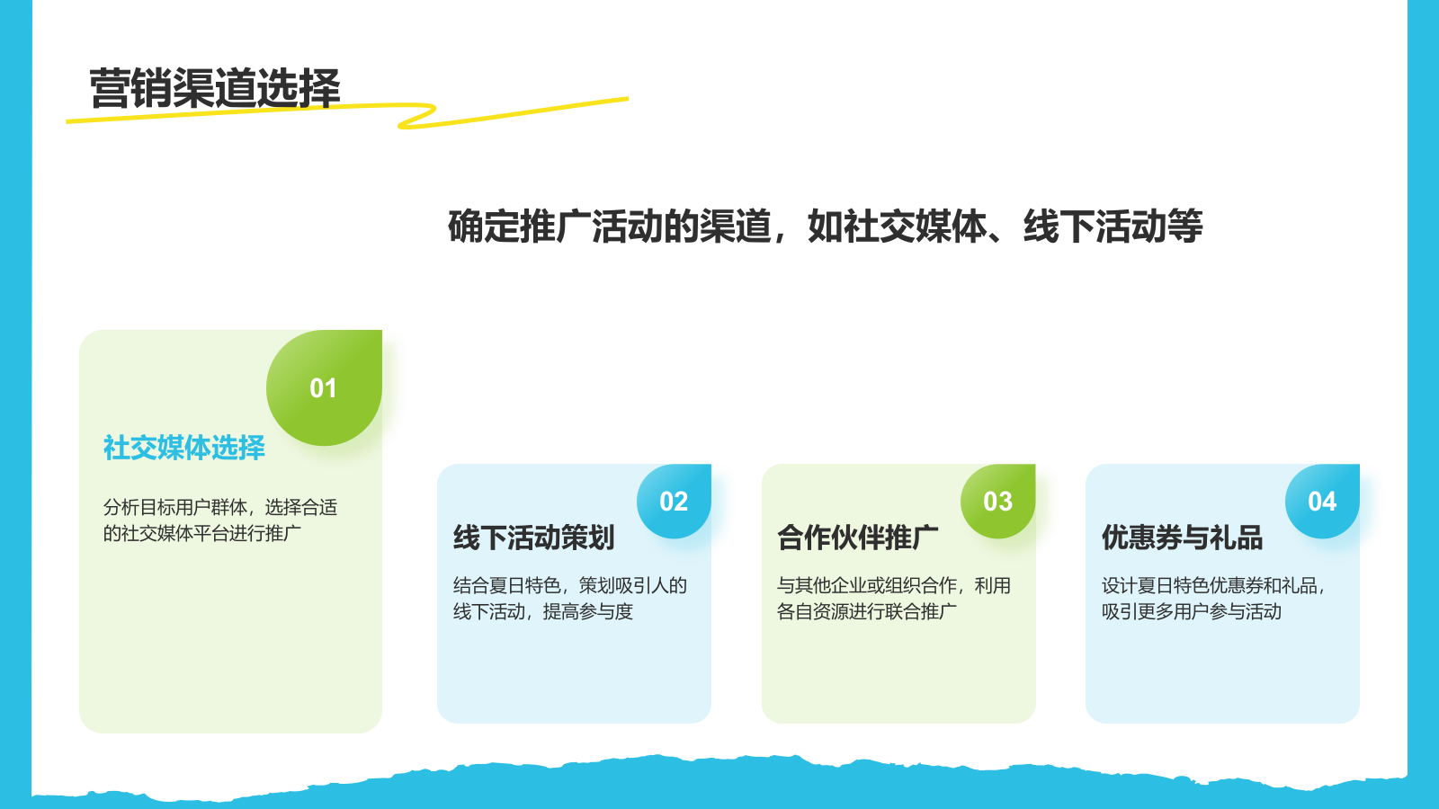 蓝色插画风夏日出游活动策划PPT模板.pptx_第10页