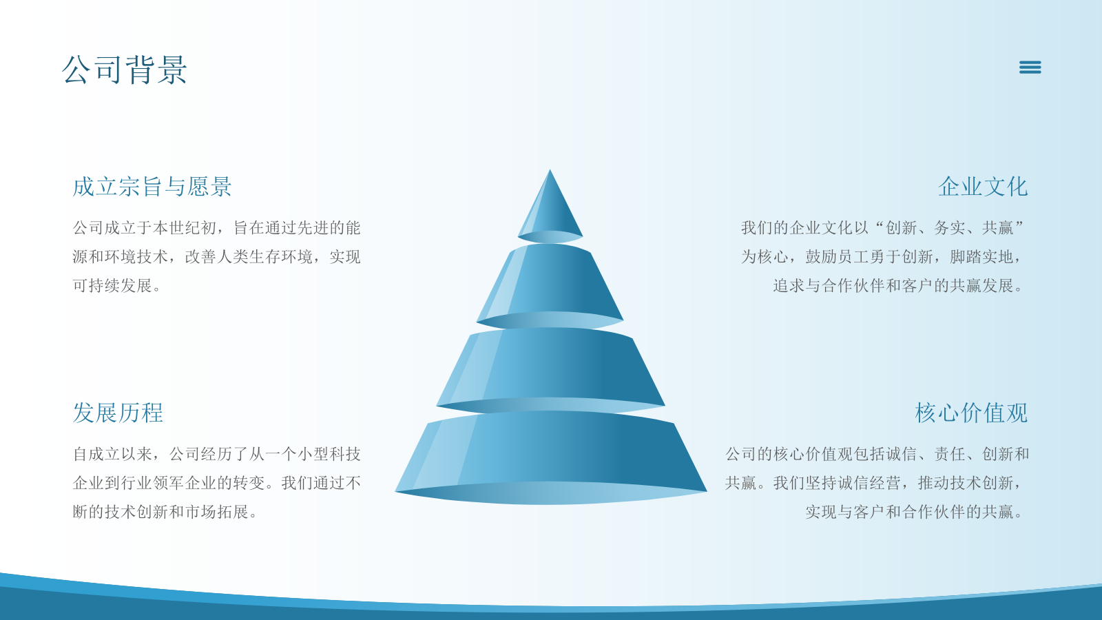蓝色简约风决战污染携手共赢能源环境公司介绍PPT模板.pptx_第4页