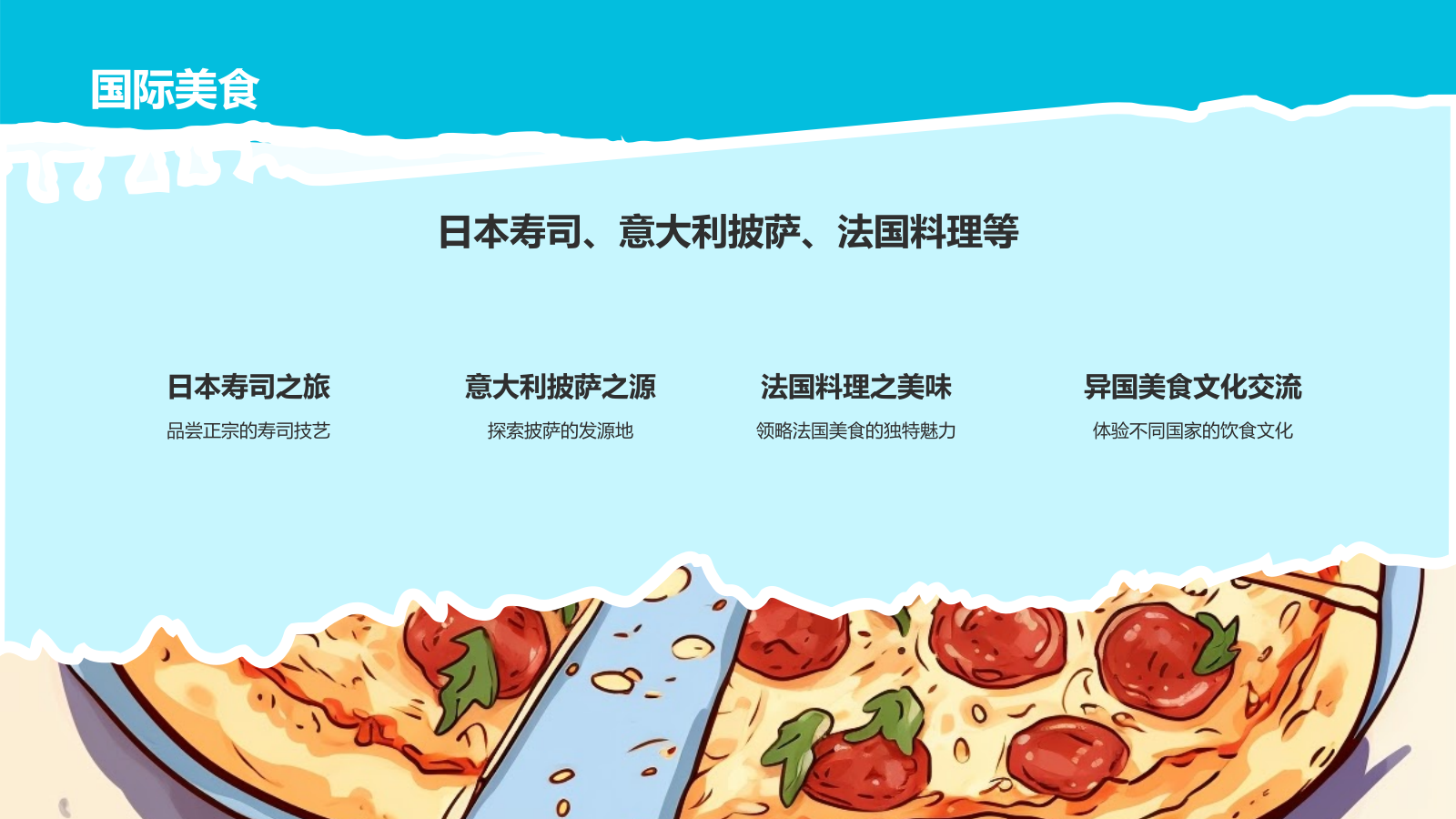 蓝色简约风夏日旅行纪念画册PPT模板.pptx_第5页