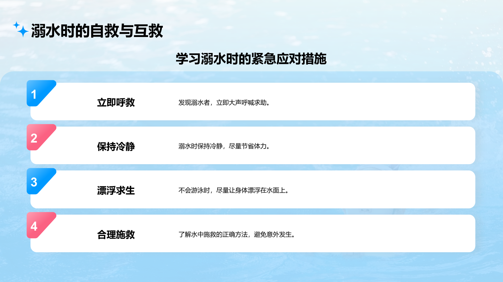 蓝色卡通风夏天安全注意事项之防溺水PPT模板.pptx_第8页