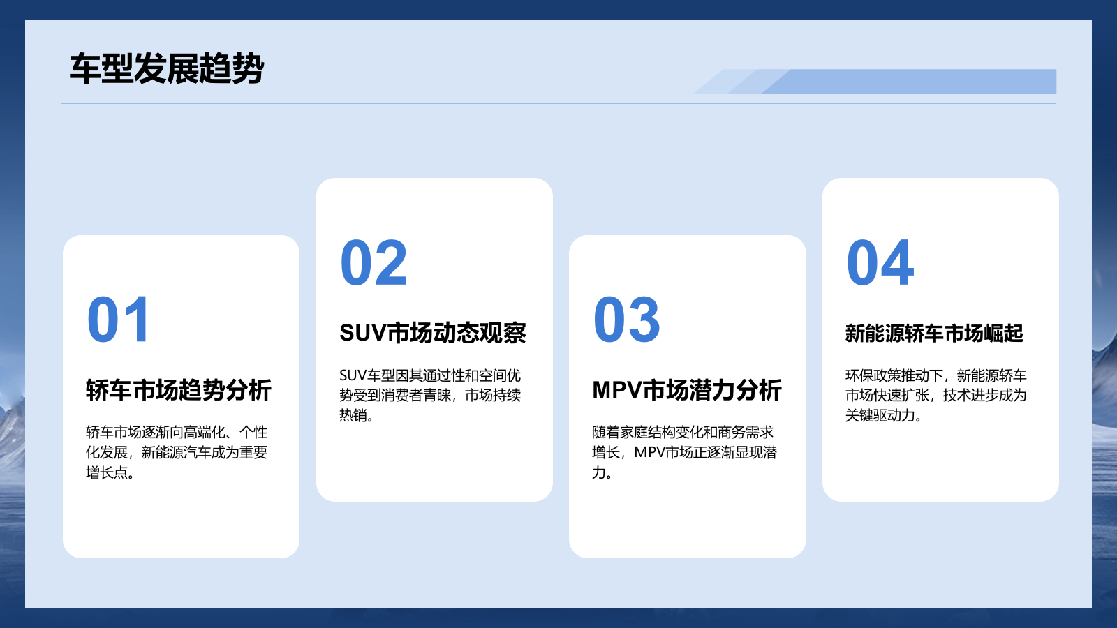 蓝色商务风汽车行业商业计划书PPT模板.pptx_第9页