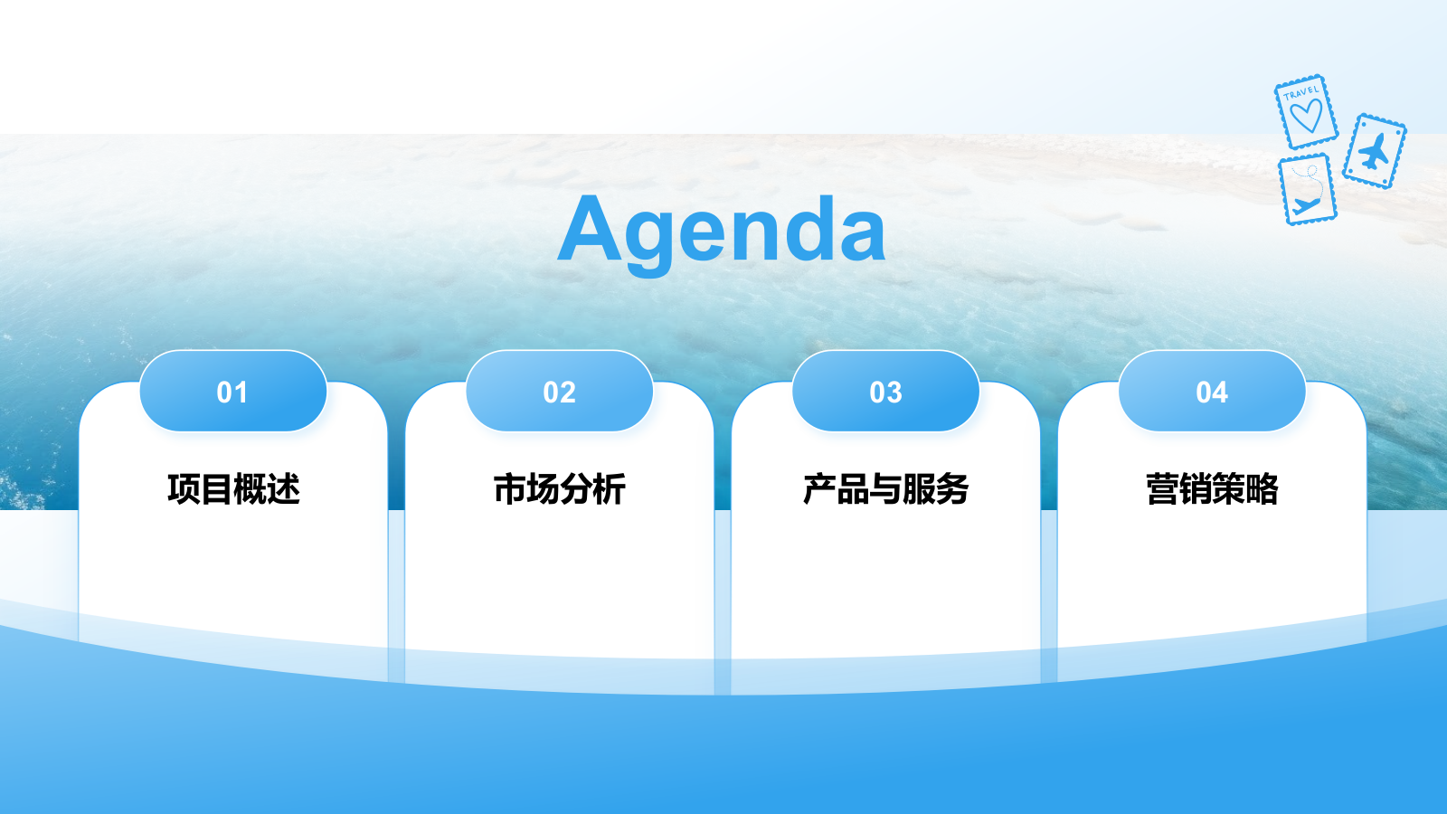 蓝色商务风文化旅游商业计划书PPT模板.pptx_第2页