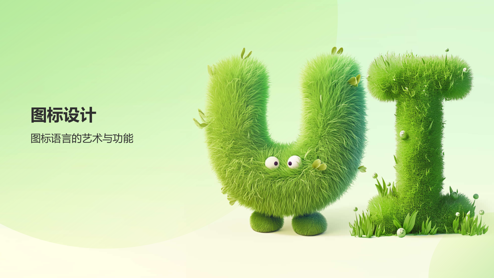 绿色3D风UI设计通用作品集PPT模板.pptx_第8页