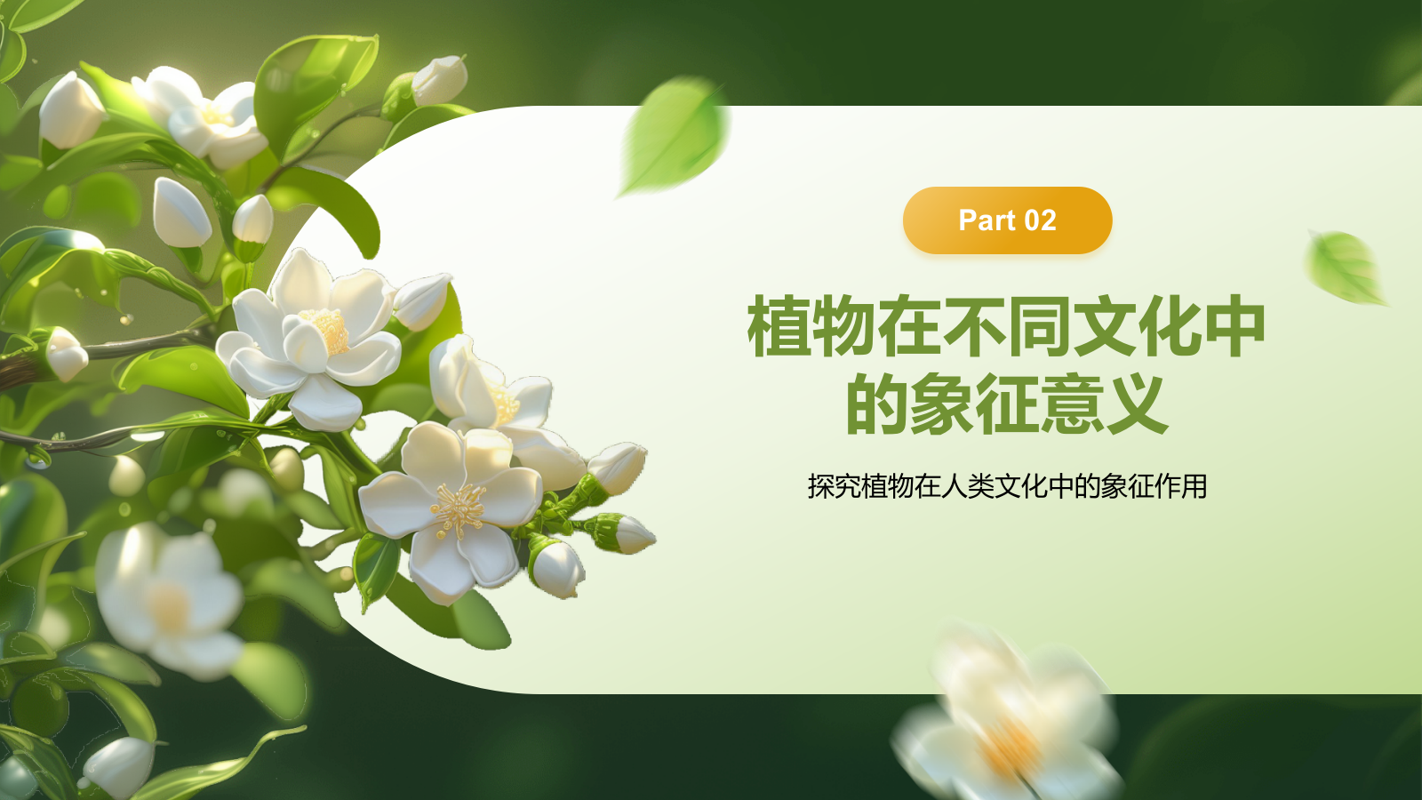 绿色插画风植物生态学与人类文明发展PPT模板.pptx_第7页