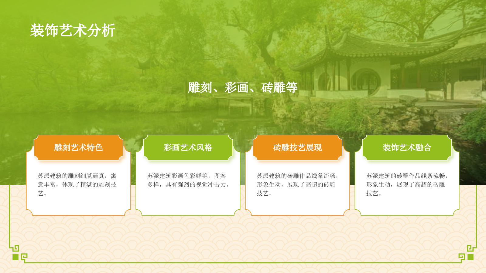 绿色复古风苏派建筑PPT模板.pptx_第9页