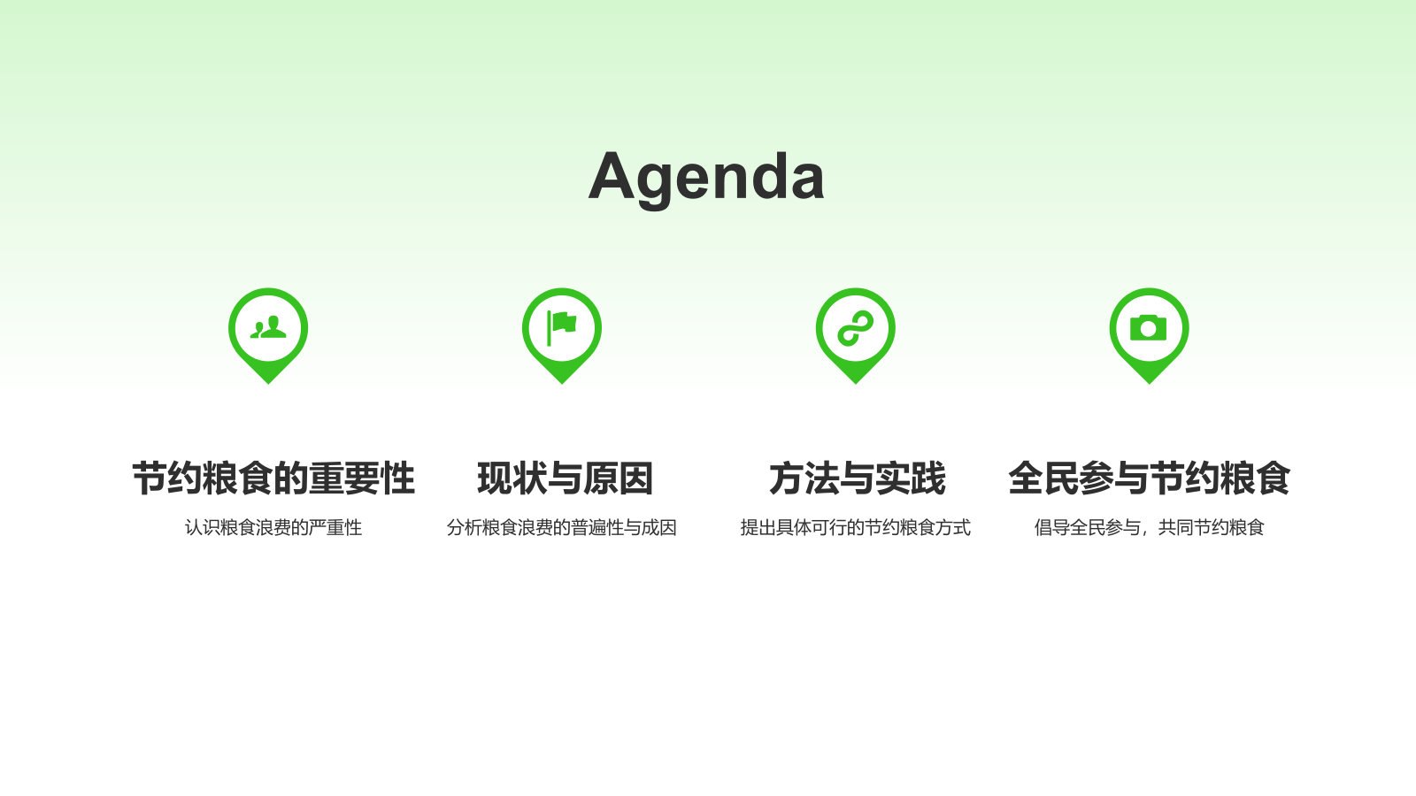 绿色简约风节约粮食PPT模板.pptx_第2页