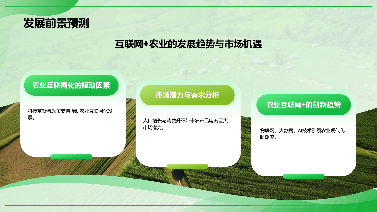 绿色商务风互联网＋现代农业PPT模板.pptx_第10页