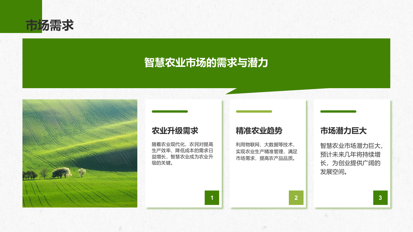 绿色商务风智慧农业创业计划书PPT模板.pptx_第5页