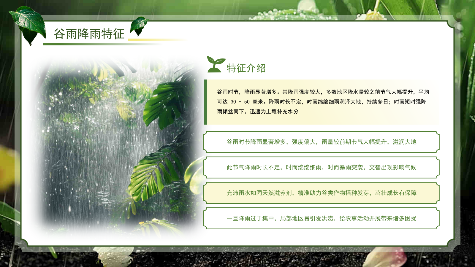 绿色系传统文化二十四节气谷雨主题PPT模板.pptx_第8页