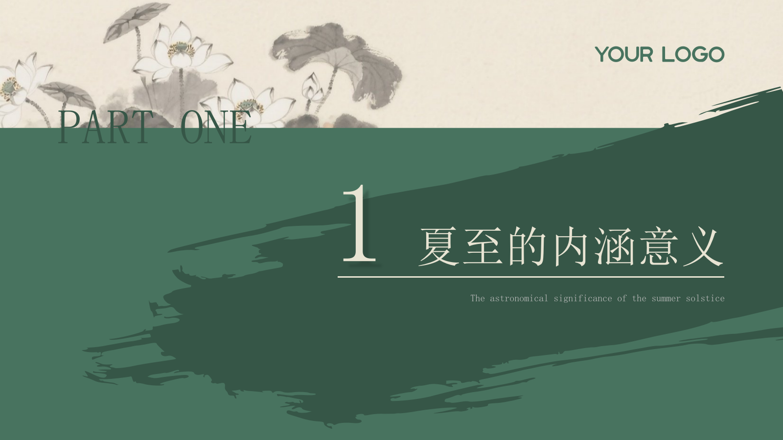 绿色夏至节气介绍通用PPT模板.pptx_第3页