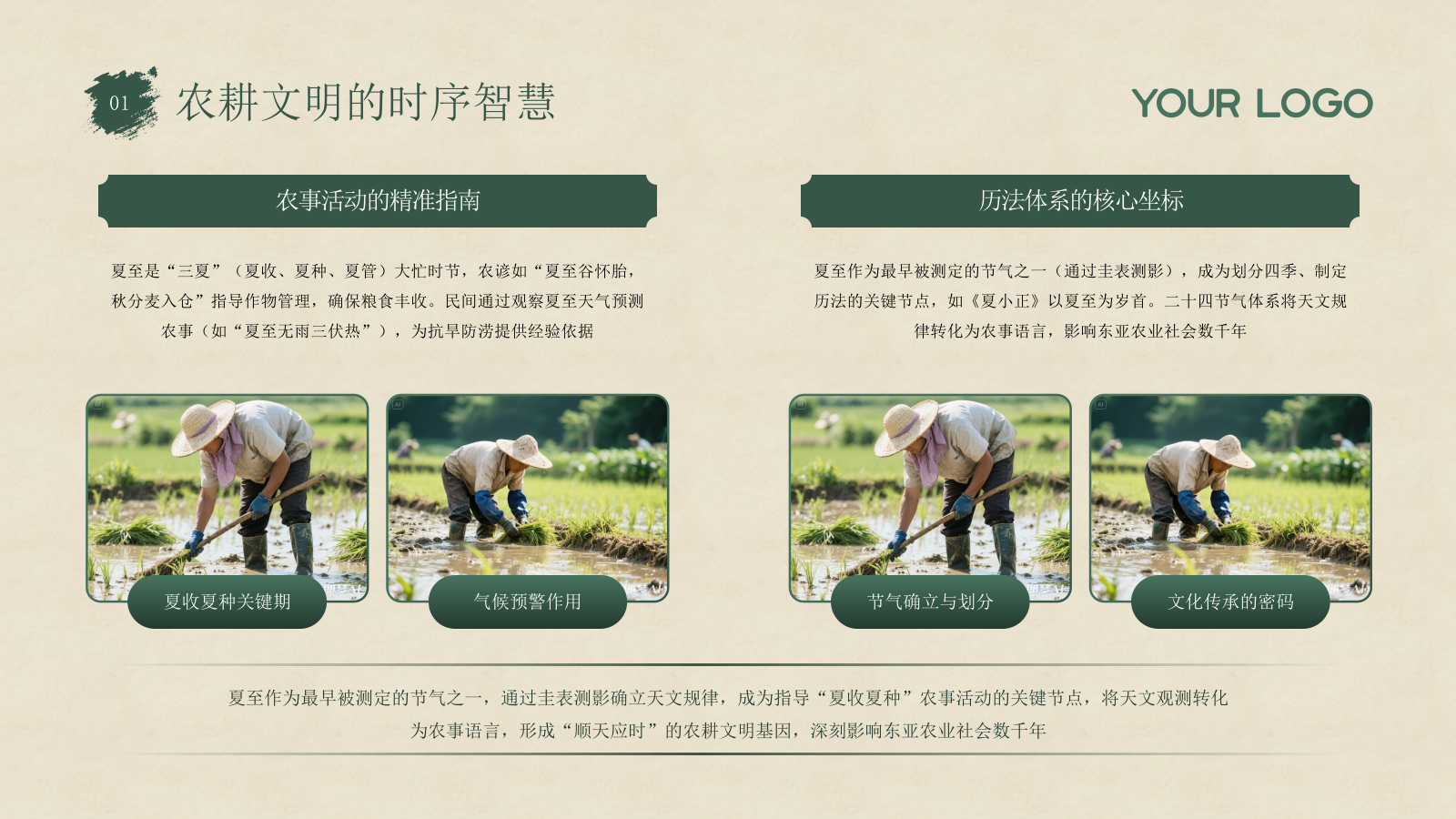 绿色夏至节气介绍通用PPT模板.pptx_第5页